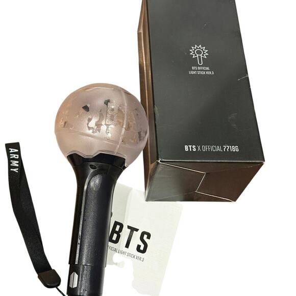 BTS Official Army Bomb Light Stick Ver. 3 Bluetooth Concert w Box Manual KPOP - Picture 16 of 16